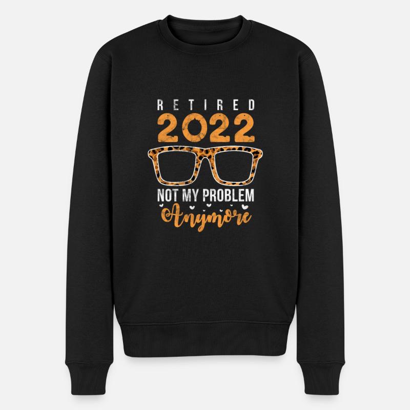 Ruhestand - Männer Premium Bio Pullover - Schwarz
