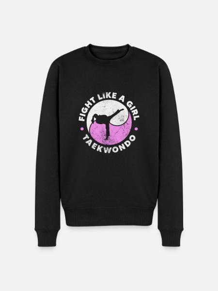 Taekwondo Fille - Pull Premium bio Homme - noir