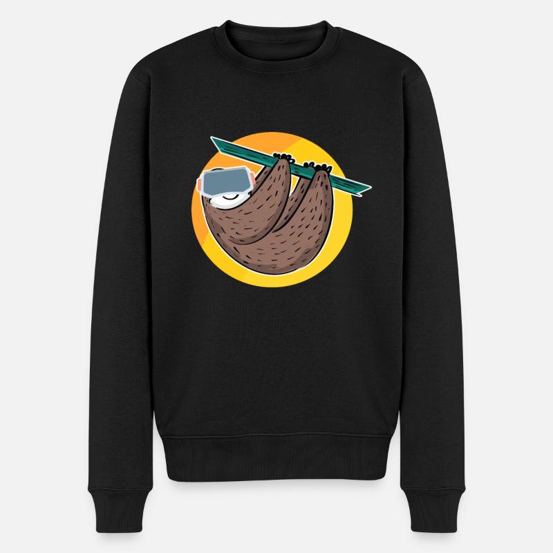 VR Virtual Reality - Männer Premium Bio Pullover - Schwarz