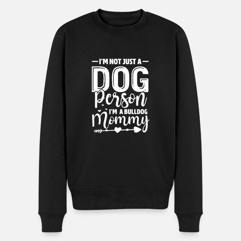 American Bulldog - Männer Premium Bio Pullover - Schwarz