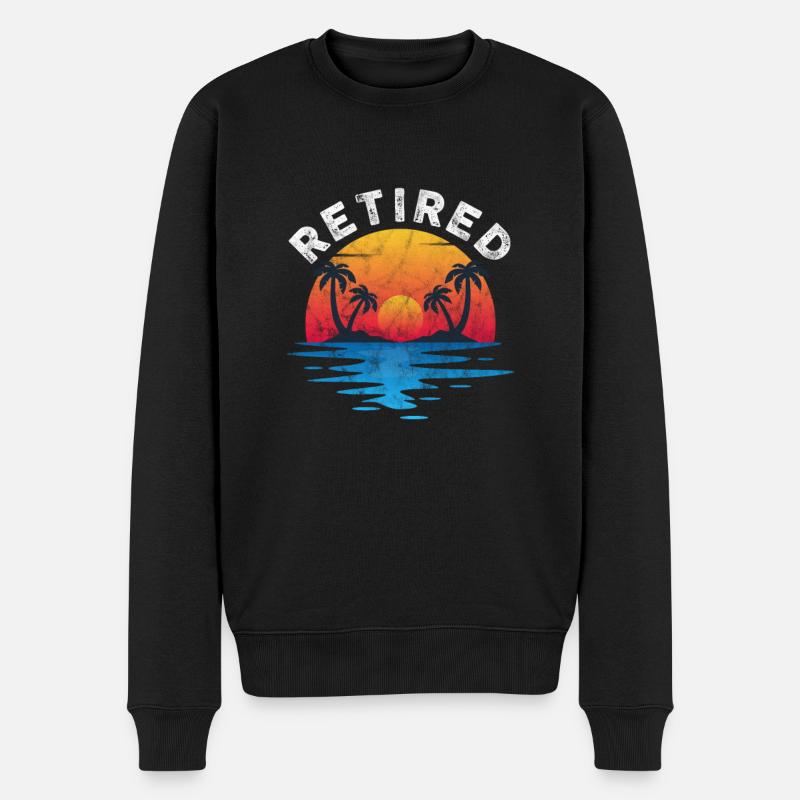 Retraite - Pull Premium bio Homme - noir