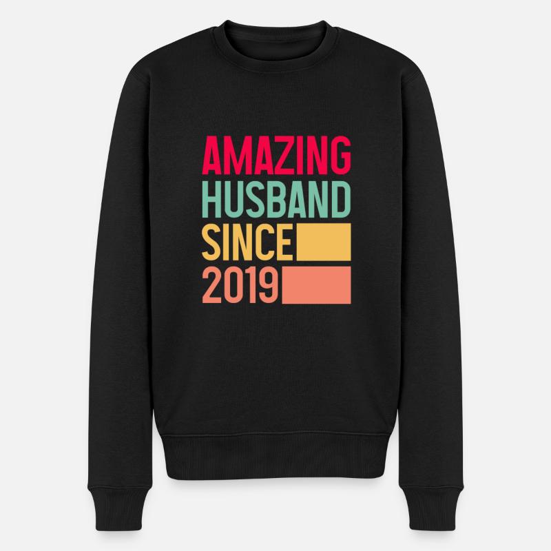 Mari depuis 2019 - Pull Premium bio Homme - noir