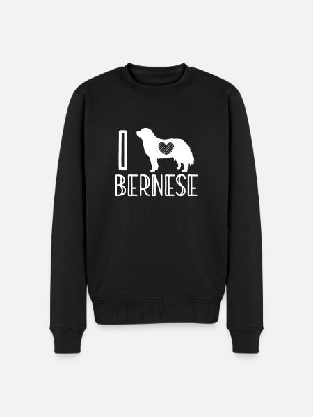 Bernese Mountain Dog - Men's Premium Organic Jumper - black