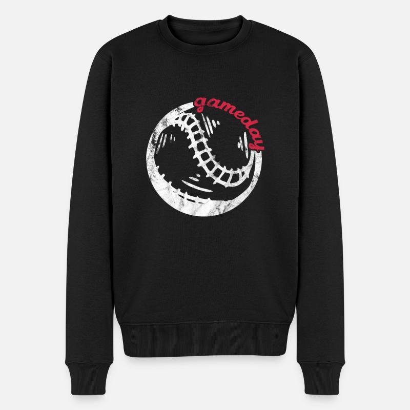Softball - Pull Premium bio Homme - noir
