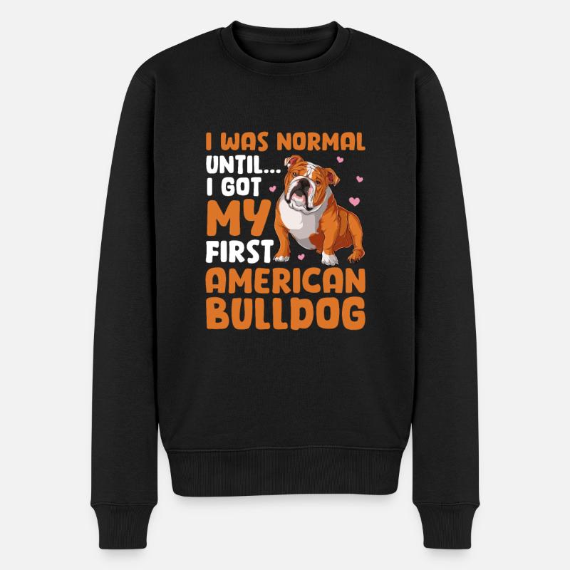 Bouledogue américain - Pull Premium bio Homme - noir
