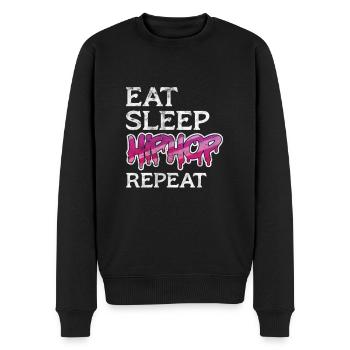 Hip-hop - Pull Premium bio Homme - noir - Devant - Nico (187cm)
