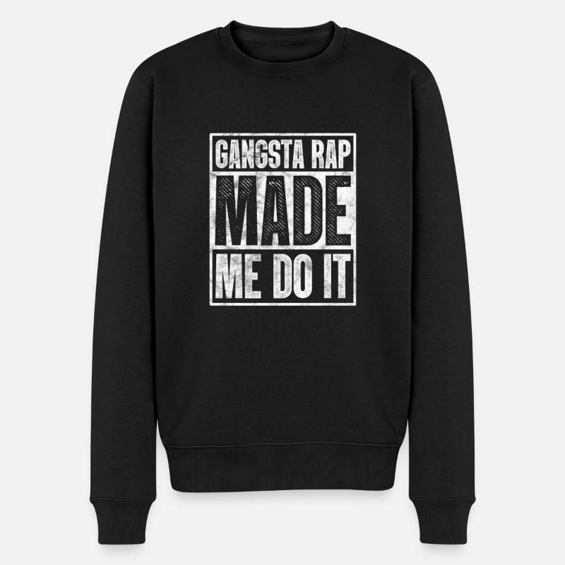 Hip-hop - Pull Premium bio Homme - noir