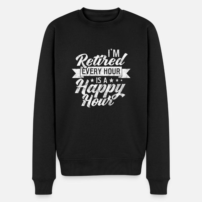 Retraite - Pull Premium bio Homme - noir