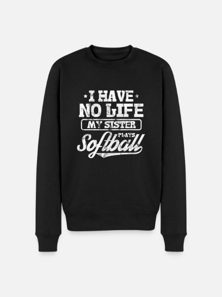 Softball - Pull Premium bio Homme - noir