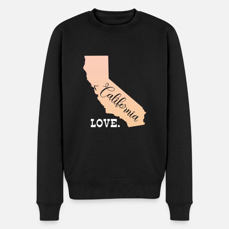Californie - Pull Premium bio Homme - noir