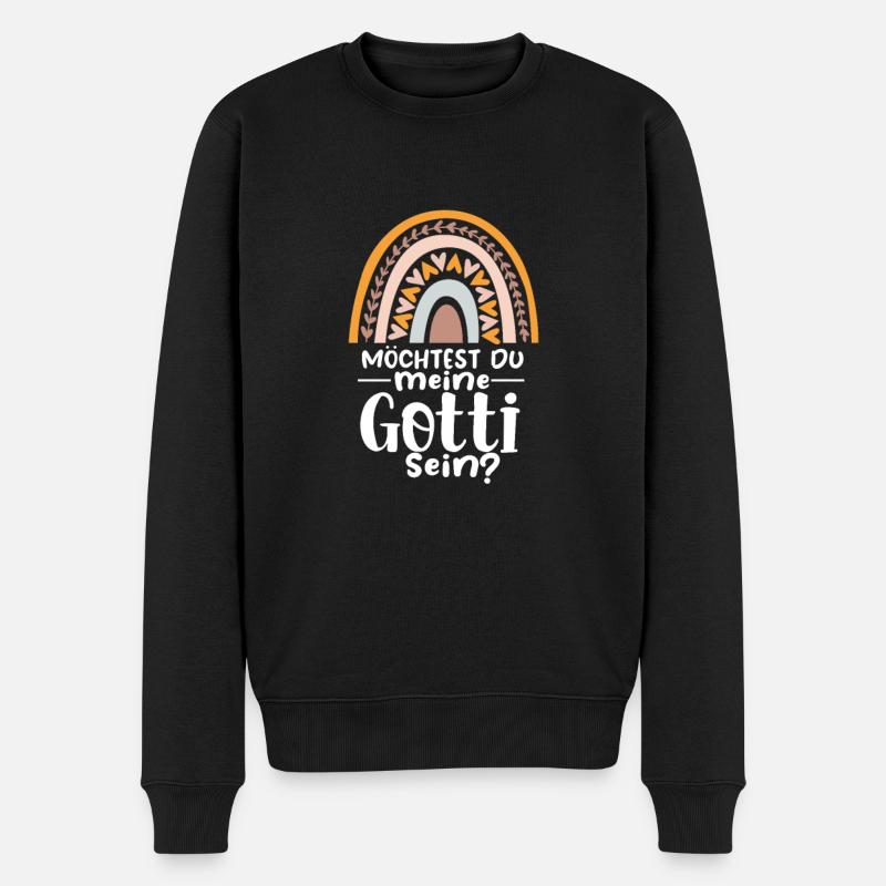 Patin - Männer Premium Bio Pullover - Schwarz