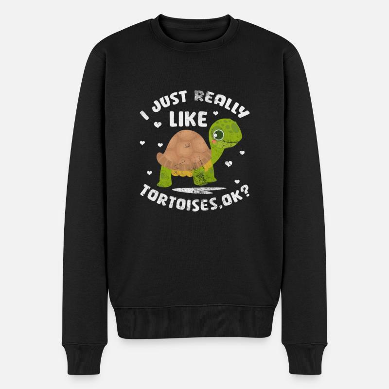 Tortue - Pull Premium bio Homme - noir