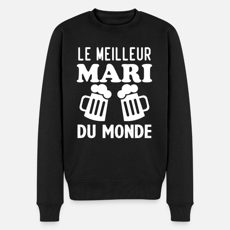Le meilleur Mari du monde - Pull Premium bio Homme - noir