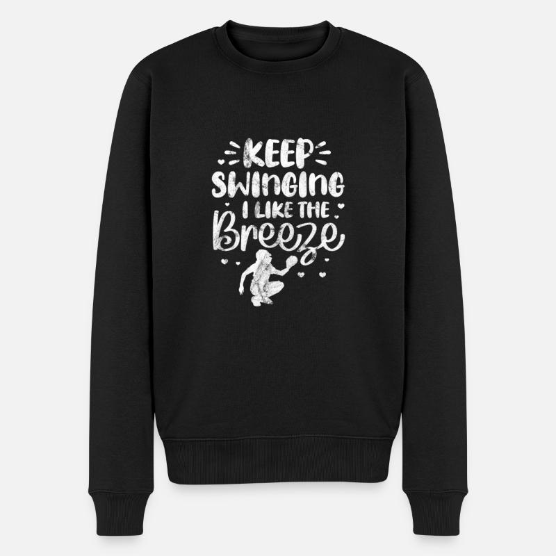 Softball - Pull Premium bio Homme - noir