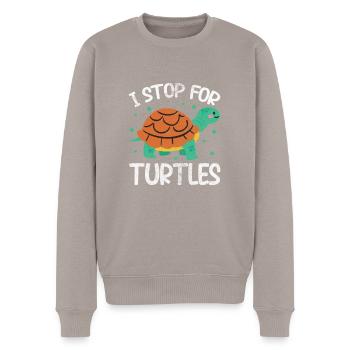 Tortue - Pull Premium bio Homme - taupe - Devant - Nico (187cm)