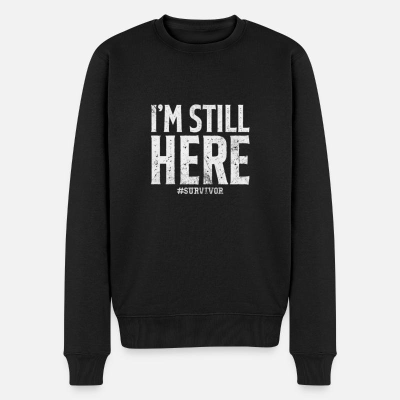 Cancer - Pull Premium bio Homme - noir