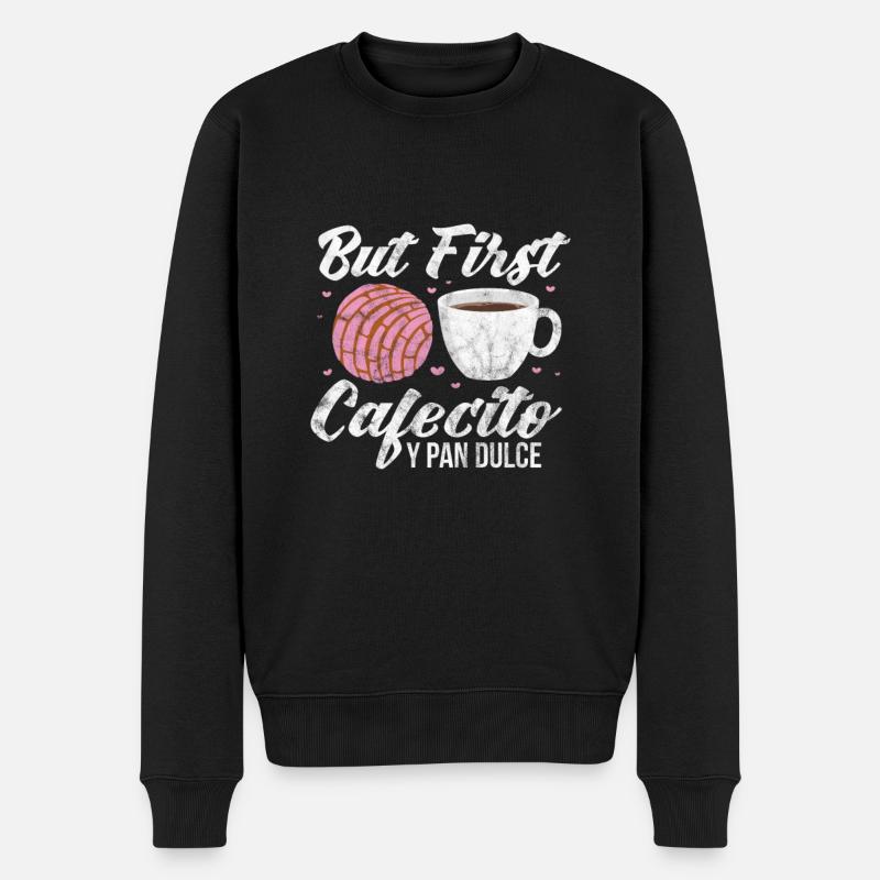 Coudre du café - Pull Premium bio Homme - noir