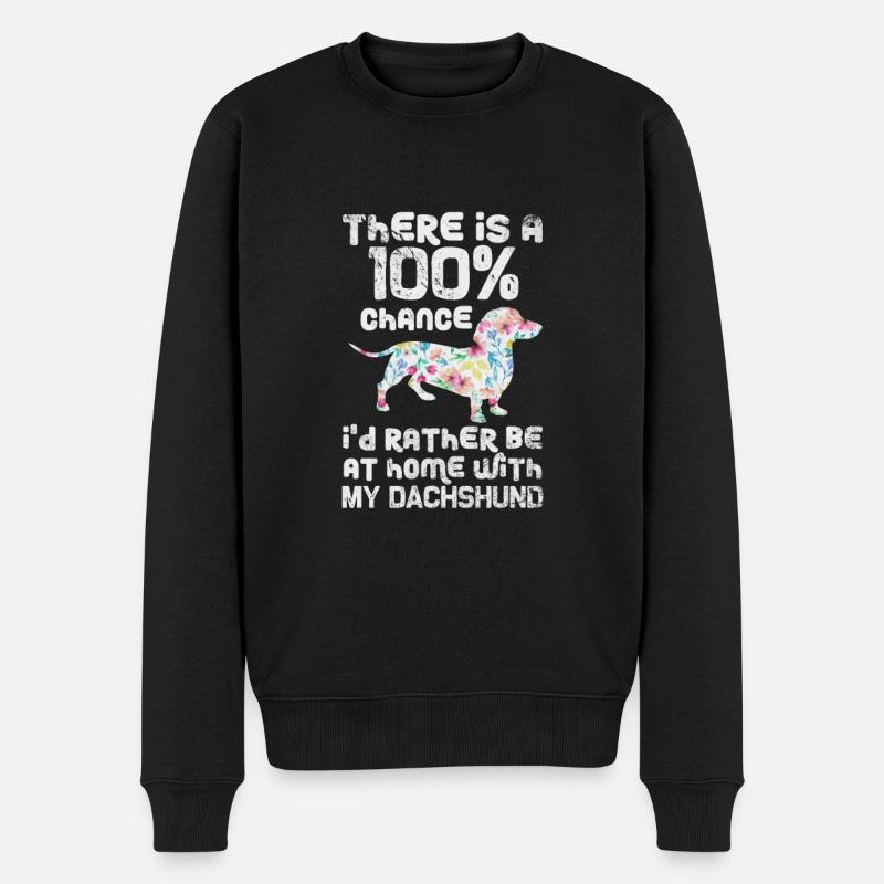 Teckel - Pull Premium bio Homme - noir