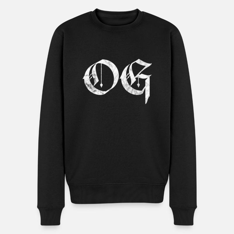 Hip-hop - Pull Premium bio Homme - noir