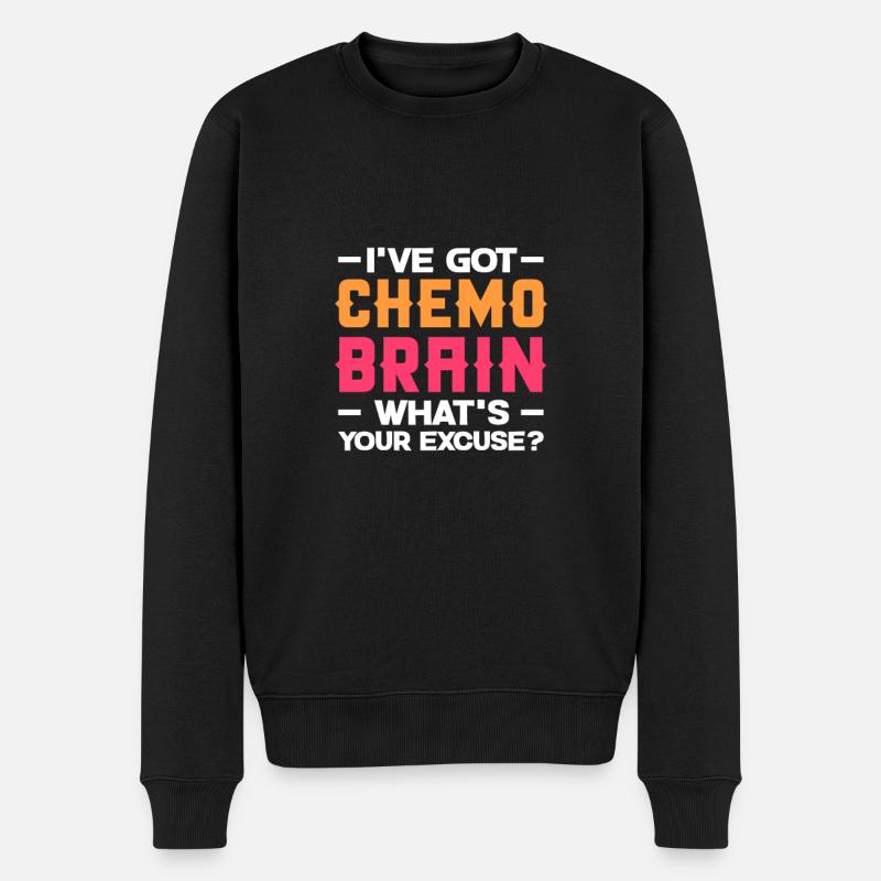 Krebs Krank Krankheit Kampf Geschenk - Männer Premium Bio Pullover - Schwarz