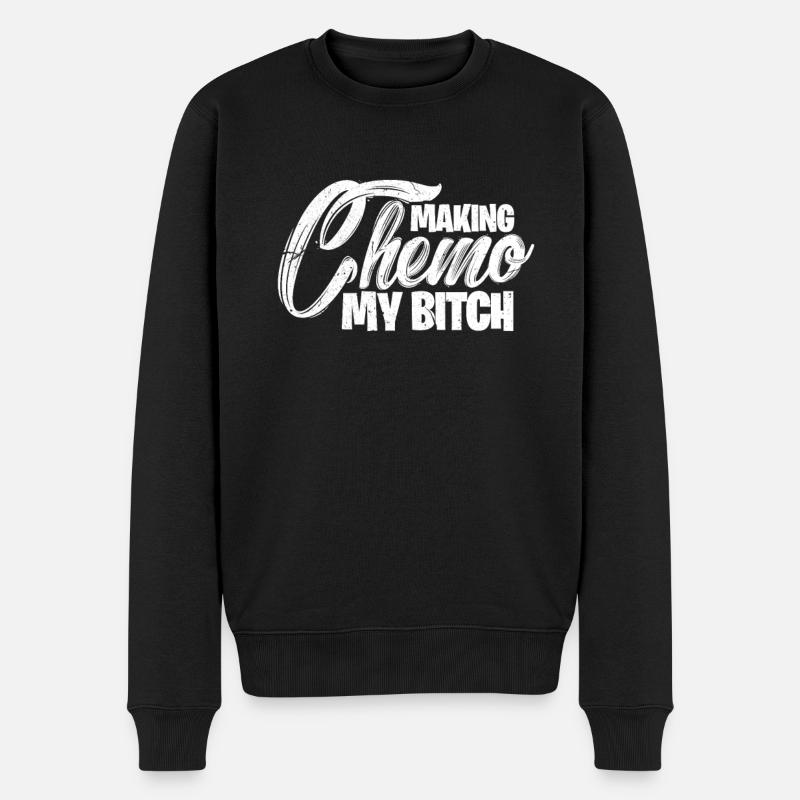 Krebs - Männer Premium Bio Pullover - Schwarz