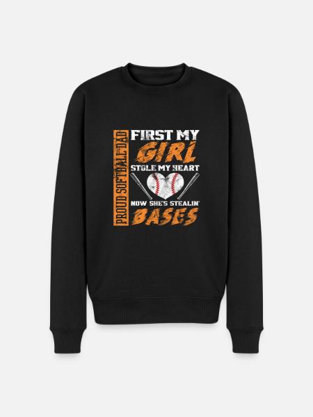 Softball - Men's Premium Organic Jumper - black