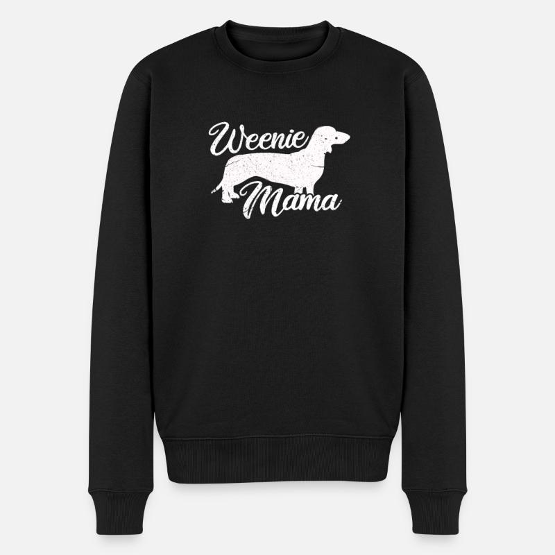 Maman teckel - Pull Premium bio Homme - noir
