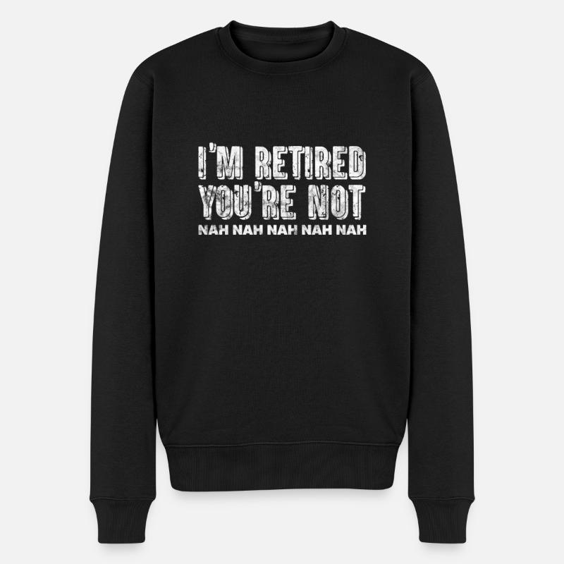 Retraite - Pull Premium bio Homme - noir