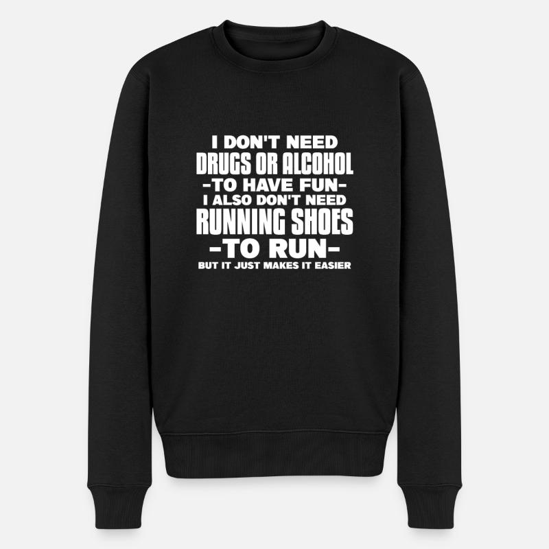 Courir - Pull Premium bio Homme - noir