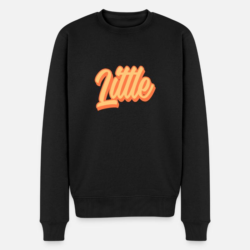 Schwester - Männer Premium Bio Pullover - Schwarz