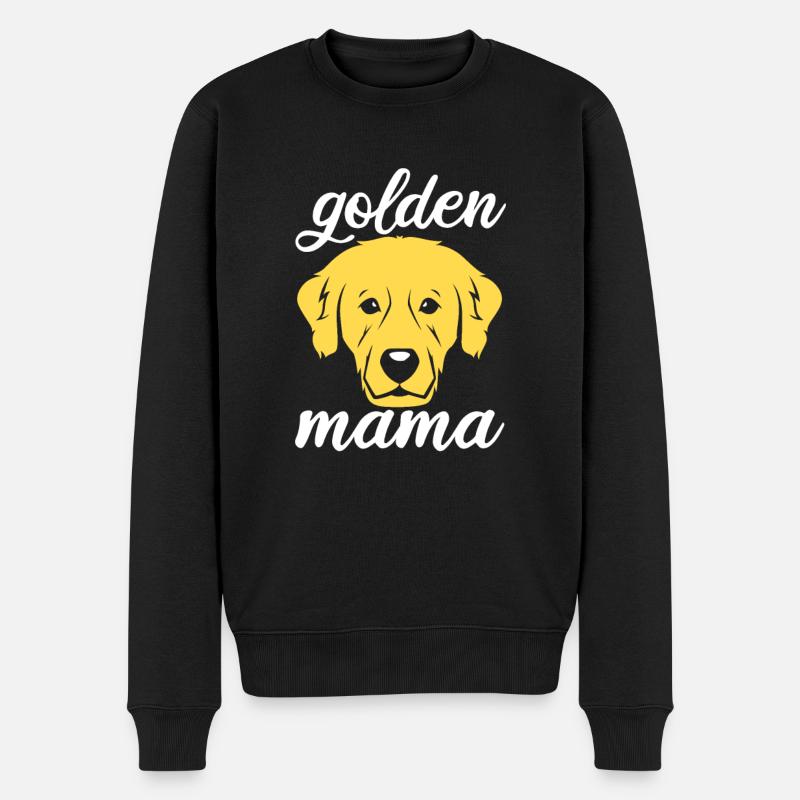 Golden Retrievers - Pull Premium bio Homme - noir