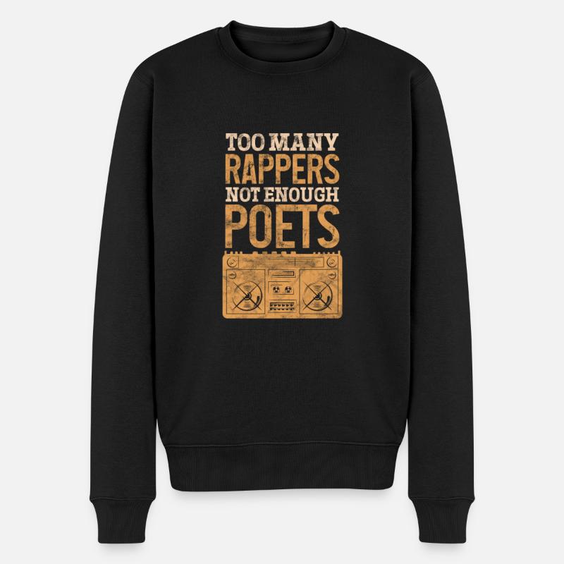 Hip-hop - Pull Premium bio Homme - noir