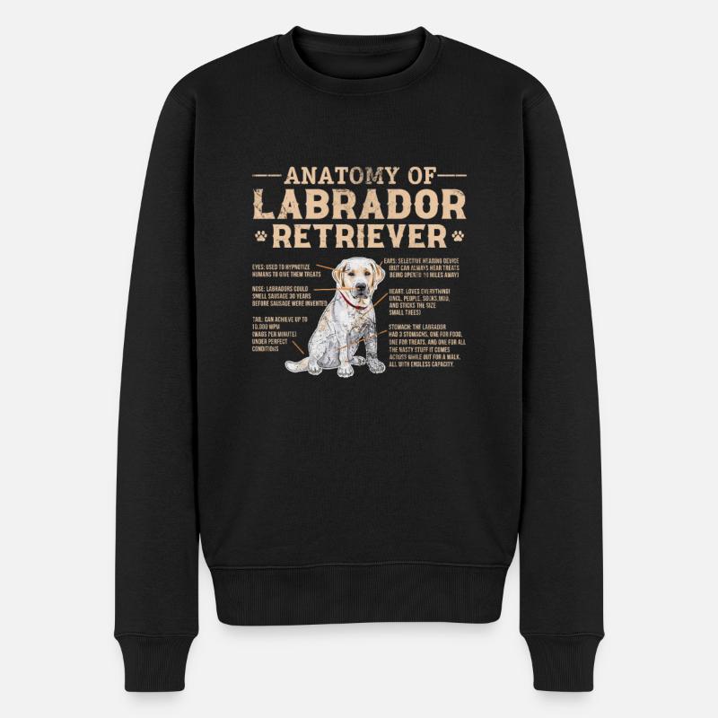 Labrador - Pull Premium bio Homme - noir