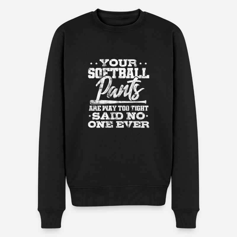 Softball - Pull Premium bio Homme - noir