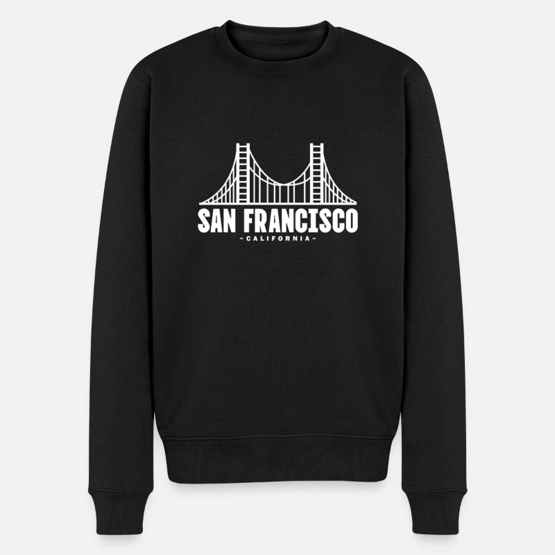 San Francisco - Pull Premium bio Homme - noir