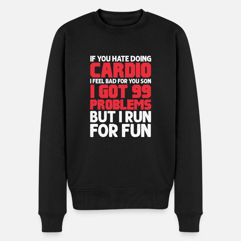 Courir - Pull Premium bio Homme - noir