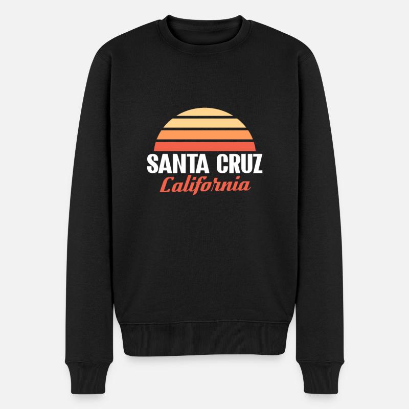 Santa Cruz - Männer Premium Bio Pullover - Schwarz
