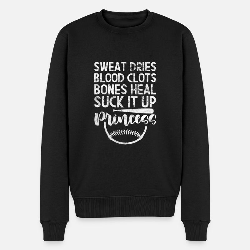 Softball - Pull Premium bio Homme - noir