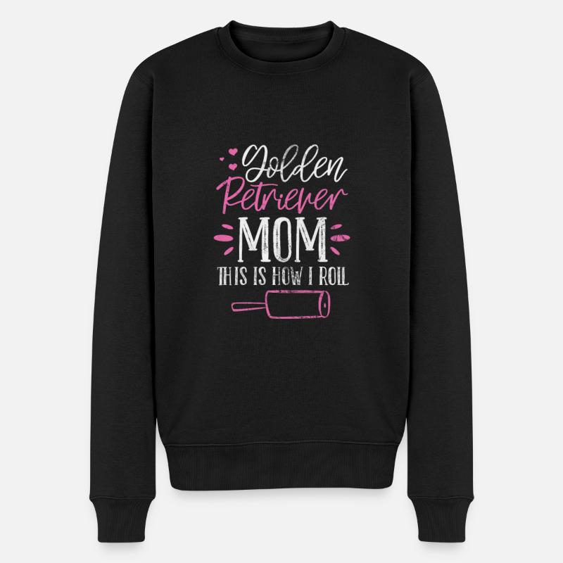 Golden Retrievers - Pull Premium bio Homme - noir