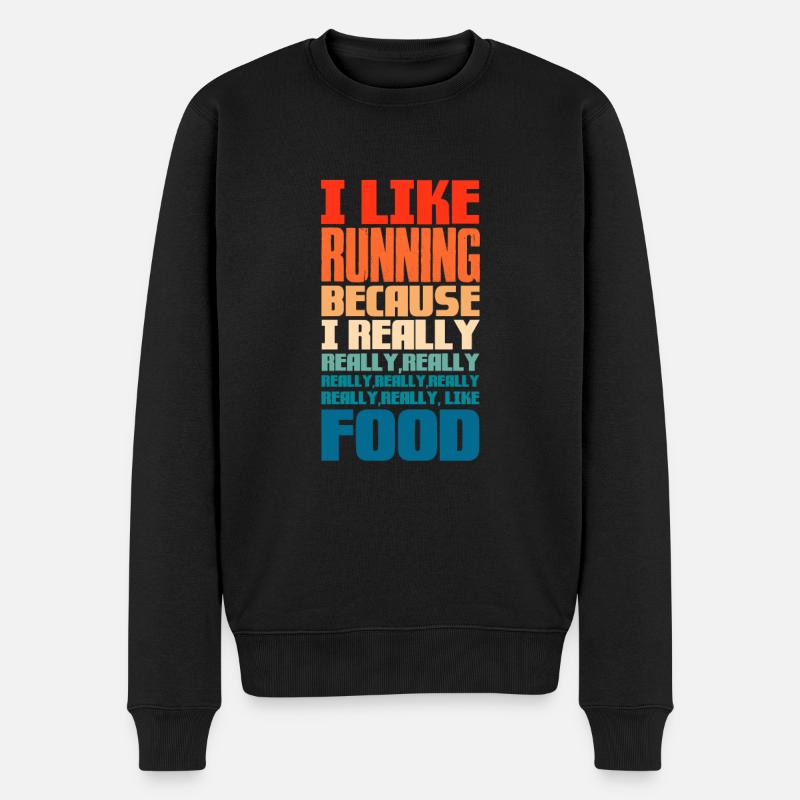 Courir - Pull Premium bio Homme - noir