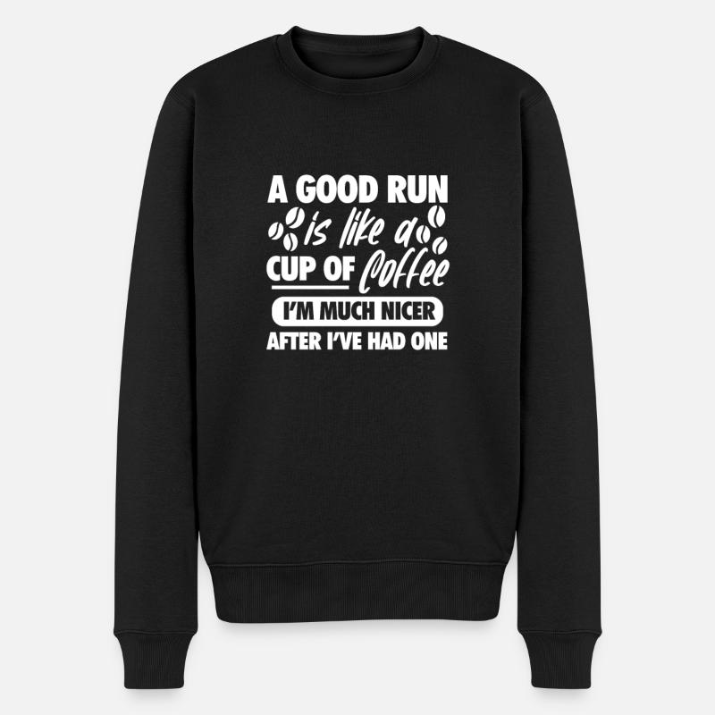 Courir - Pull Premium bio Homme - noir