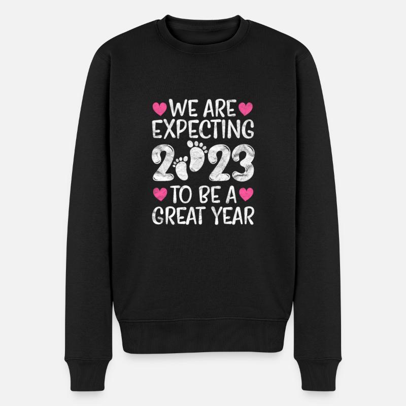 Grossesse - Pull Premium bio Homme - noir