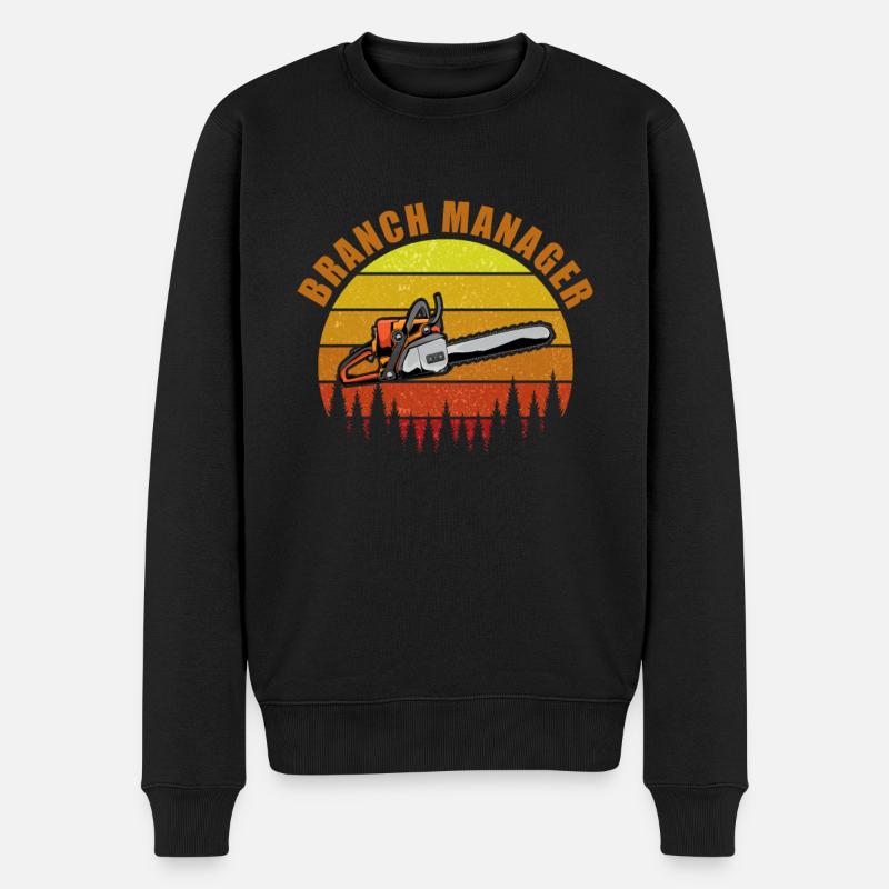 Arboriculteurs - Pull Premium bio Homme - noir