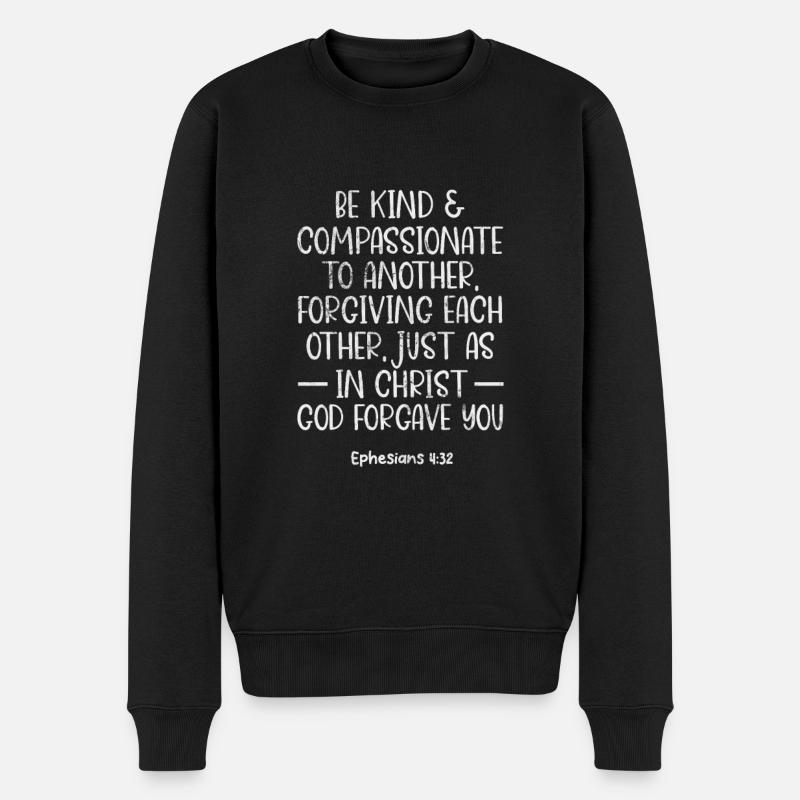 Bible - Pull Premium bio Homme - noir