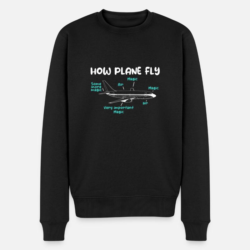 Space Engineer Aeronautical Engineer - Men's Premium Organic Jumper - black