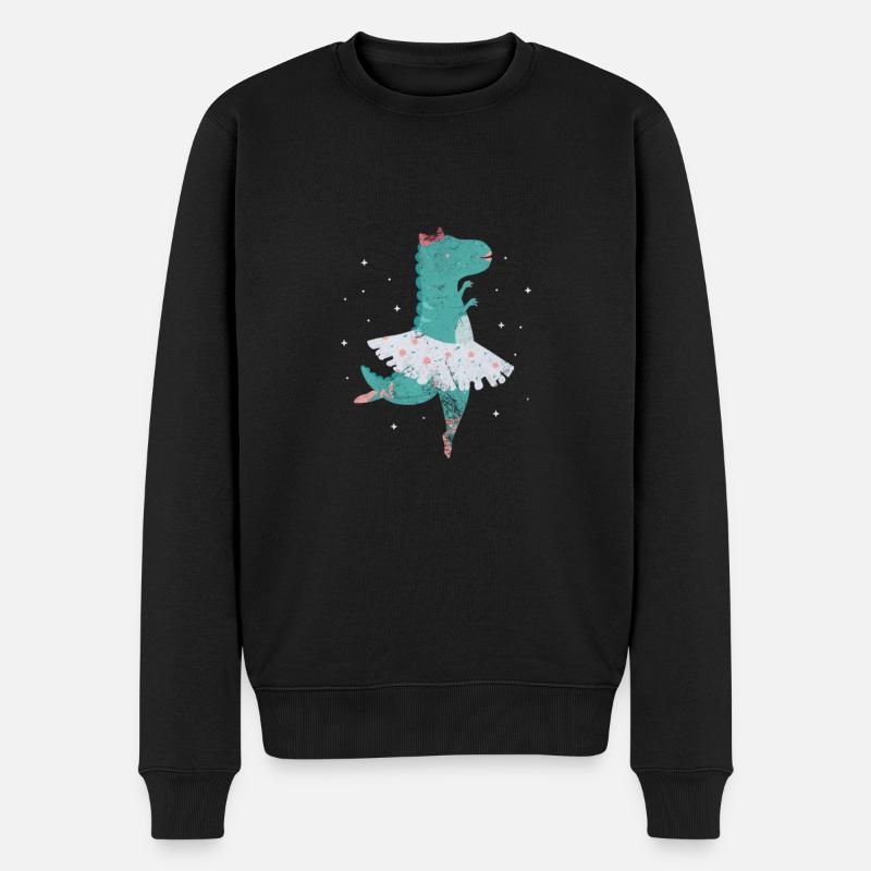 Ballett - Männer Premium Bio Pullover - Schwarz