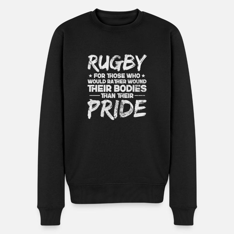 Rugby - Pull Premium bio Homme - noir