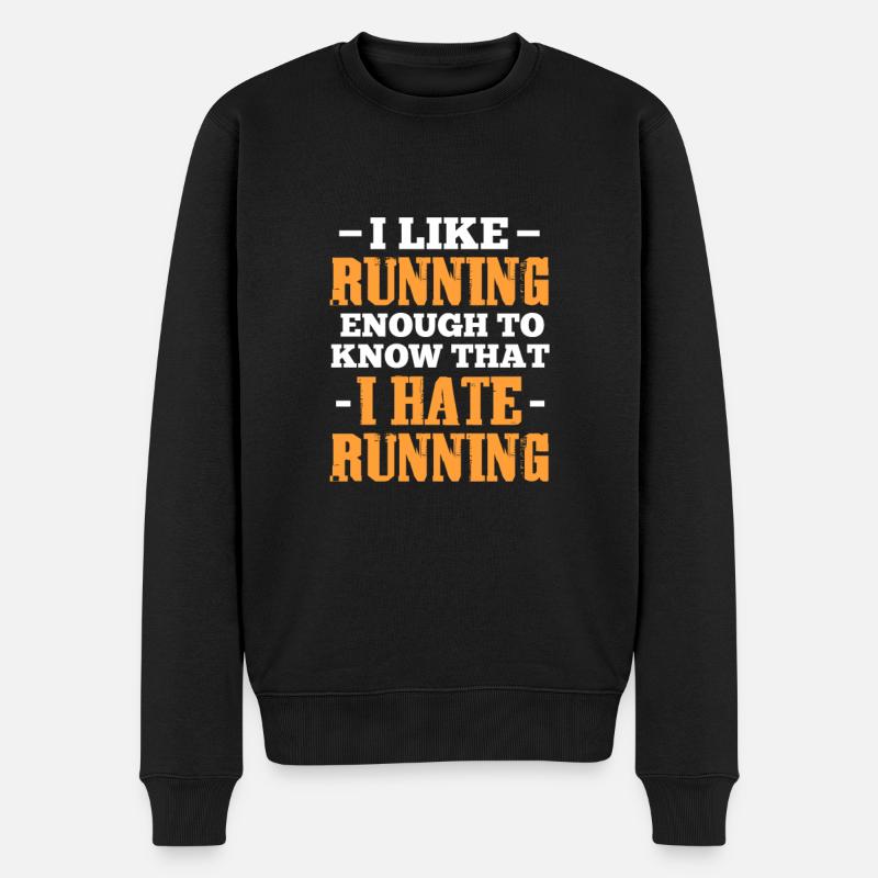 Courir - Pull Premium bio Homme - noir