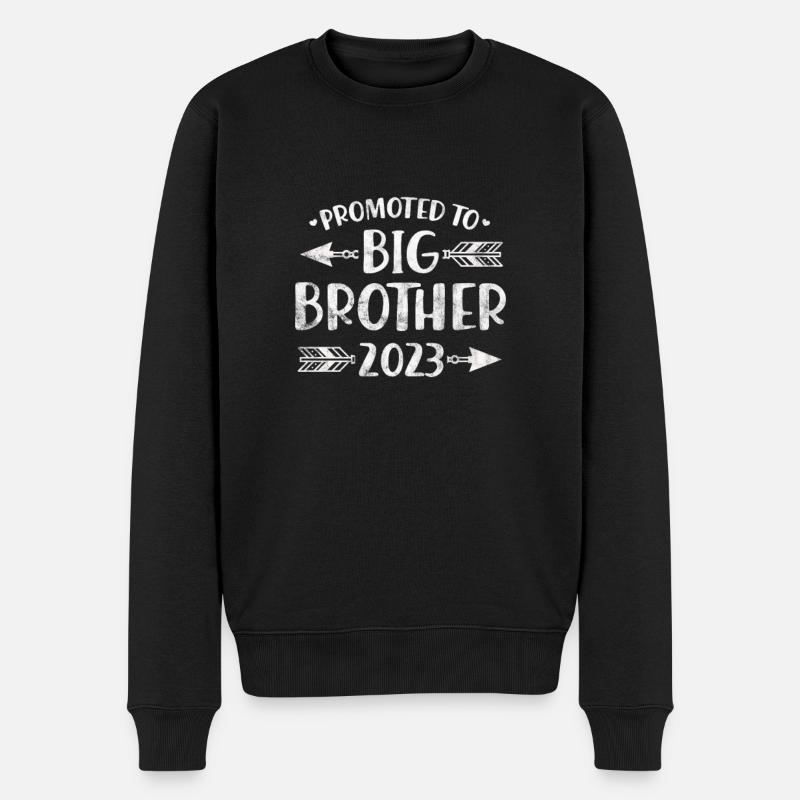 Grossesse Big Brother - Pull Premium bio Homme - noir
