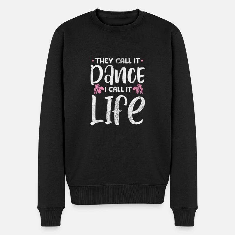 Ballett - Männer Premium Bio Pullover - Schwarz